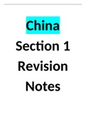 AQA A-level History Revision Notes: The Transformation of China 1936-1997