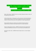 AS-level AQA Chemistry EXAMS BUNDLE with Questions & 100&percnt; Correct Answers