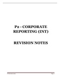 P2 - CORPORATE REPORTING (INT) REVISION NOTES