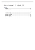 Samenvatting Pathologie en Biomechanica
