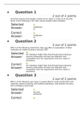 CSIS 340 FINAL EXAM PREP Questions With  Answers ALL VERIFIED  GRADED A+