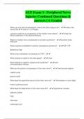 bundle of AUE Exams  all with Questions & answers &vert; A Graded