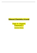 Topic 6 Organic Chemistry I - Edexcel Chemistry A-leve