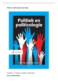 Samenvatting Politiek en politicologie, ISBN: 9789001885434  Politicologie