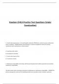 Random CMCA Practice Test Questions &lpar;Under Construction&rpar;