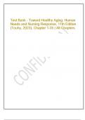 Exam &lpar;elaborations&rpar; Toward Healthy aging