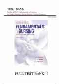 Test Bank - for Kozier & Erb's Fundamentals of Nursing &lpar;Fundamentals of Nursing &lpar;Kozier&rpar;&rpar; 10th Edition by Audrey Berman&comma; Shirlee Snyder&comma; Geralyn Frandsen&comma;  All Chapters &vert; Complete Guide A&plus;