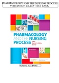 PHARMACOLOGY AND THE NURSING PROCESS (NEW)*