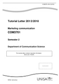 COM3701 - Assignment Answers - 2018-2020