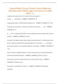 Special Boiler License Practice Exam Minnesota  Questions and Verified Approved Answers Graded  100&percnt; A &plus;