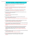 NR 509 WEEK 4 MIDTERM EXAM &vert; VERIFIED SOLUTION  
