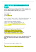 NSG PN 223 OB & PEDS Final exam &lpar;Questions & Answer&rpar;