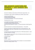 ABO ADVANCE QUESTIONS AND ANSWERS >> 2024 VERSION 100&percnt; ACCURATE