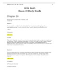 NUR 2032 Exam 3 Study Guide Chapters 26, 27, 28, 34, 47, 48, 49 Recommended