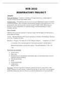 NUR 2032 RESPIRATORY PROJECT   Latest