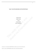 MGMT 640 Stage 4 Business Analysis and System Recommendation