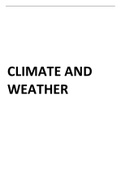Climate and Weather (IEB Geography) 