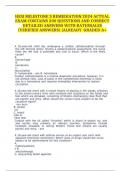 HESI MILESTONE 3 REMEDIATION 2024 ACTUAL EXAM CONTAINS 200 QUESTIONS AND CORRECT DETAILED ANSWERS WITH RATIONALES &lpar;VERIFIED ANSWERS&rpar; &vert;ALREADY  GRADED A&plus;