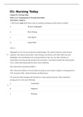 Exam (elaborations) Hudson County Community College - NURS 101 Fundamentals Of Nursing (NURC 101)  Fundamentals of Nursing - E-Book, ISBN: 9780323399913