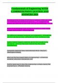Fundamentals of Engineering WITH COMPREHENSIVE QUSTIOS AND ANSWERS 2024