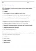 Aflac Study Pre Cert&period; Practice Exam 2024 Questions With Complete Solutions&excl;&excl;
