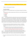 NURS 102 Pharmacology Midterm Exam_2020 | NURS102 Pharmacology Midterm Exam_Graded A