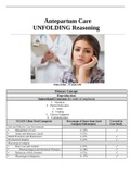 Antepartum Care UNFOLDING Reasoning &semi; Anne Jones is a 17-year-old- CASE STUDY&period;