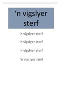 'n Vigslyer sterf 