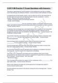 COF P-98 Practice T Exam Questions with Answers&period;