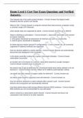 Dante Level 1 Cert Test Exam Questions and Verified Answers&period;