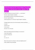 AVIXA Recognized AV Technologist Test Actual Questions and Answers Latest Update 100&percnt; Correct&period;