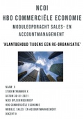 NCOI geslaagde module Sales en Accountmanagement - HBO Commerciële Economie - Nieuw  2021