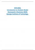 ISYE 6501   Introduction to Analytic Model  Homework 2 &lpar;Summer 2024&rpar;  Georgia Institute of Technology&period;