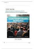 Test Bank For Ethics and Issues in Contemporary Nursing by Margaret A&period; Burkhardt&comma; Nancy Walton&comma; Alvita Nathaniel&vert;&vert;ISBN NO&colon;10&comma;0176696571&vert;&vert;ISBN NO&colon;13&comma;978-0176696573&vert;&vert;All Chapters&vert;&vert;Complete Guide A&plus;