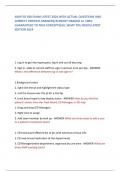 ASAP ED 500 EXAM LATEST 2024 WITH ACTUAL QUESTIONS AND  CORRECT VERIFIED ANSWERS&sol;ALREADY GRADED A&plus; 100&percnt;  GUARANTEED TO PASS CONCEPTS&lpar;ALL WHAT YOU NEED&rpar; LATEST  EDITION 2024