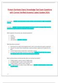 Protein Synthesis Exam&sol; Knowledge Test Exam Questions with Correct Verified Answers&sol; Latest Update 2024&period;