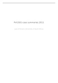  pvl1501 summaries of all cases