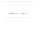 CRW2602 exam Question And Answers Practice
