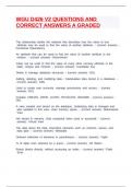 WGU D426 V2 QUESTIONS AND CORRECT ANSWERS A GRADED
