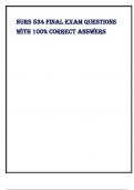 Exam &lpar;elaborations&rpar; NURS 534