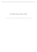 FAC1601 - Financial Accounting And Reporting Study Notes