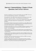 Janeway's Immunobiology&colon; Chapter 6 Exam Questions And Correct Answers