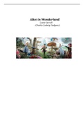 Book report Alice in wonderland 