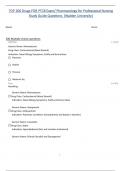 TOP 200 Drugs FOR PTCB Exam&sol; Pharmacology for Professional Nursing Study Guide Questions  &lpar;Walden University&rpar;