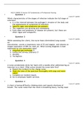 NU211 Fundamentals Exam 1 &sol; NU 211 Fundamentals Exam 1 &lpar; Latest&comma; 2020&rpar;&colon; Fundamentals of Professional Nursing&colon; Rasmussen College