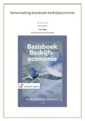 Samenvatting | Basisboek Bedrijfseconomie | H6, H7, H8, H9, H10
