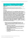 Case Study 13 Coronary Artery Disease and Coronary Artery Bypass Surgery