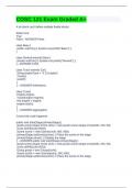 COSC 121 Exam Graded A&plus;