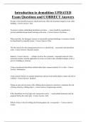 Introduction to demolition UPDATED  Exam Questions and CORRECT Answers