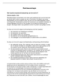 Rechtssociologie (RR108): Samenvatting actie en reactie hoofstukken 23 en 4